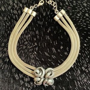 Steel Choker. Artisan Made. Gunmetal. Adjustable